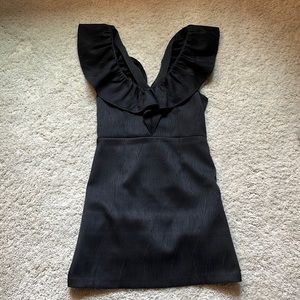 Do+Be black mini dress; size small